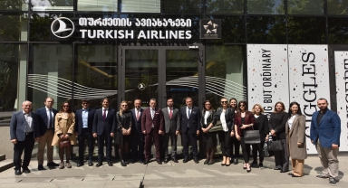 Trabzon Sağlık Turizmi Projesi kapsamında Tiflis'te ziyaretler gerçekleştirildi
