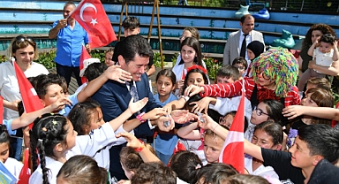 Başkan Kaya çocuklarla şenlendi