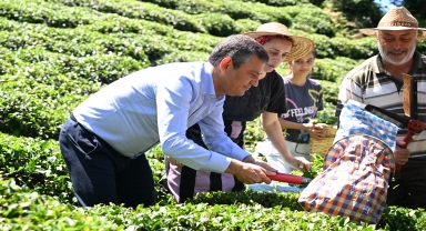 CHP Genel Başkanı Özgür Özel, Rize'deki