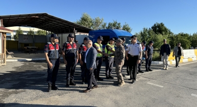 Çorum Valisi Dağlı, Samsun-Ankara kara yolunda trafik denetimi yaptı: