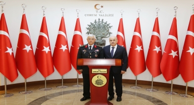 Jandarma Genel Komutanı Orgeneral Çetin, Çorum'da ziyaretlerde bulundu