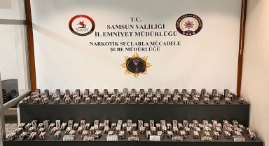 Samsun'da 19 bin 558 sentetik ecza ele geçirildi