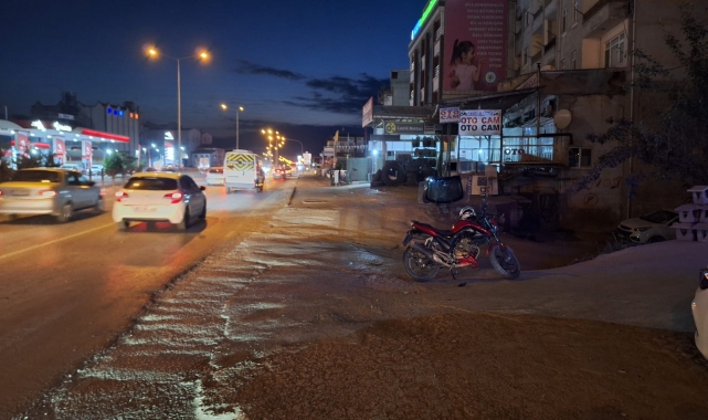 Samsun'da devrilen motosikletin sürücüsü yaralandı