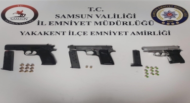 Samsun'da düğünde havaya ateş açan 3 zanlı yakalandı