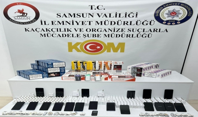 Samsun'da kaçakçılık operasyonunda 2 şüpheli yakalandı