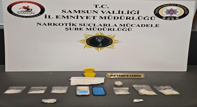 Samsun'da uyuşturucu operasyonunda 2 kişi yakalandı
