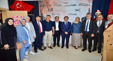 Terme'de Halk Eğitim Merkezi yıl sonu sergisi açıldı
