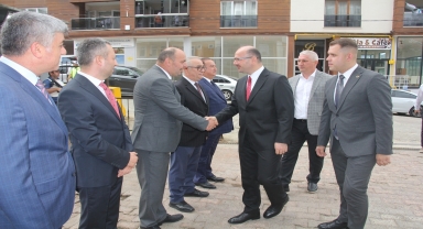 Giresun Valisi Serdengeçti, Güce'yi ziyaret etti