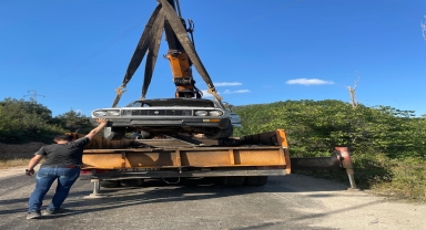 Göynük'te şarampole devrilen otomobilin sürücüsü yaralandı