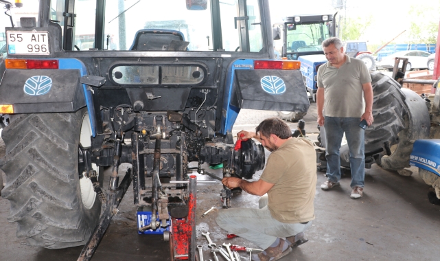 Havza'da sanayi sitesinde hasat hareketliliği başladı