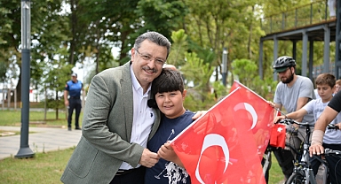 PEDALLAR 15 TEMMUZ KAHRAMANLARI İÇİN ÇEVRİLDİ