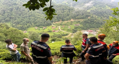 Rize'de yaş çay bahçesinde erkek cesedi bulundu