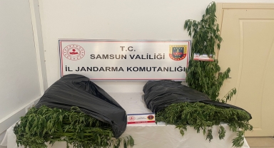 Samsun'da 5 kilo 500 gram esrar ele geçirildi