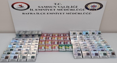 Samsun'da kaçakçılık oerasyonunda 2 kişi yakalandı