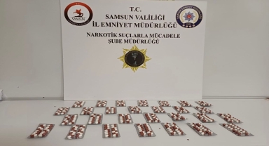 Samsun'da uyuşturucu ele geçirilen otomobildeki 3 kişi gözaltına alındı