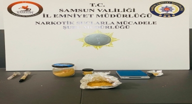Samsun'da uyuşturucu operasyonunda 2 zanlı yakalandı