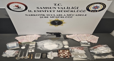 Samsun'da uyuşturucu operasyonunda 4 şüpheli yakalandı