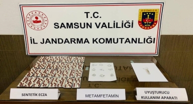 Samsun'daki uyuşturucu operasyonunda 2 kişi gözaltına alındı