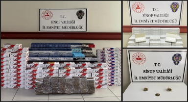 Sinop'ta 76 bin 700 makaron ele geçirildi