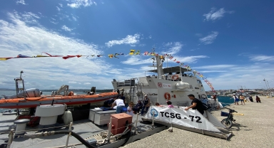 Sinop'ta TCSG-72 Gemisi vatandaşların ziyaretine açıldı