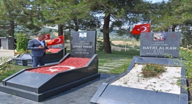 Tekkeköy'deki şehitlikte çevre düzenlemesi yapıldı