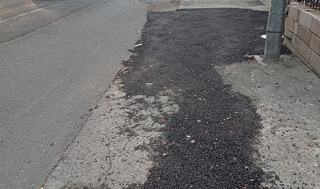 Trabzon Büyükşehir Belediyesi'nden Asfalt Kaldırımlar