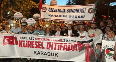 Bolu, Kocaeli ve Karabük'te Hamas lideri Heniyye’ye yönelik suikast protesto edildi