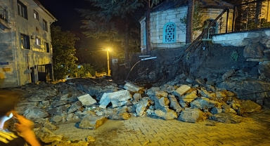 Çorum'un Oğuzlar ilçesinde şiddetli yağış etkili oldu