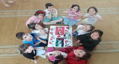 Espiye'de öğrencilerden Filistin'e destek