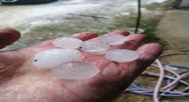 Karabük'te sağanak ve dolu etkili oldu