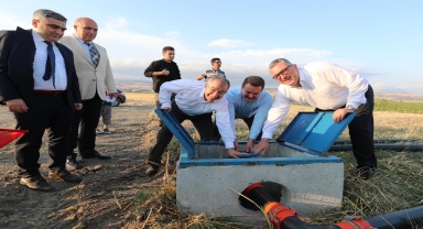 Merzifon'da sulama tesisleri hizmete girdi