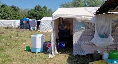 Mevsimlik tarım işçileri yılın yarısını çadırda geçiriyor
