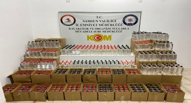 Samsun'da 2 bin 652 litre etil alkol ele geçirildi