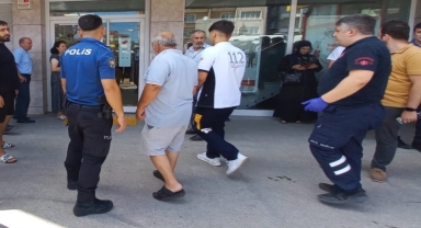 Samsun'da bir banka şubesinde çıkan silahlı kavgada 1 kişi yaralandı