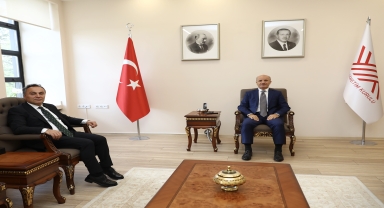 TOGÜ Rektörü Yılmaz, YÖK Başkanı Özvar'ı ziyaret etti