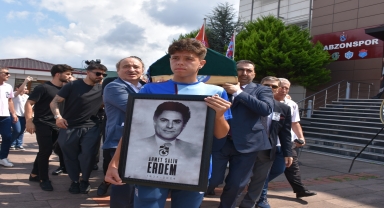 Trabzonspor'un vefat eden eski başkanı Erdem için tören düzenlendi