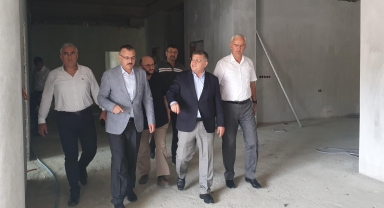 Vali Özarslan, Boyabat'ta Kur'an kursu ve Millet Bahçesi yatırımlarını inceledi
