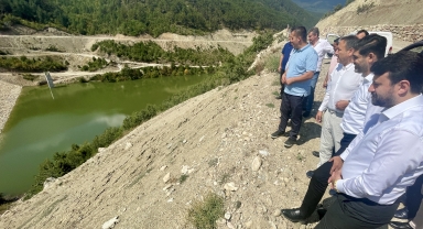 AK Parti Karabük heyeti, Ova Barajı'nda inceleme yaptı