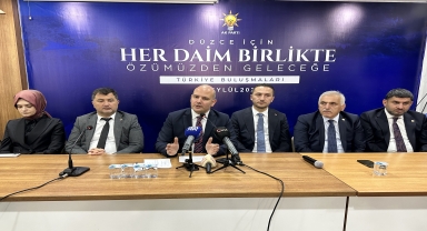 AK Parti'li İleri, Düzce'de