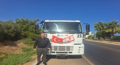 Çorum Belediyesi, Kıbrıs'a araç ve çocuk oyun parkı malzemeleri hibe etti