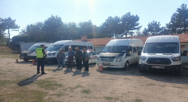 Havza'da jandarmadan servis denetimi