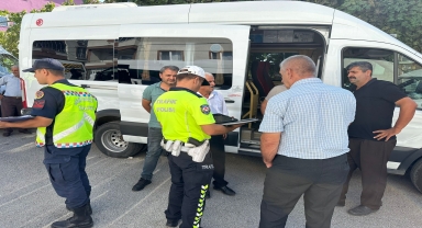 Kargı ve Dodurga'da okul servisleri denetlendi
