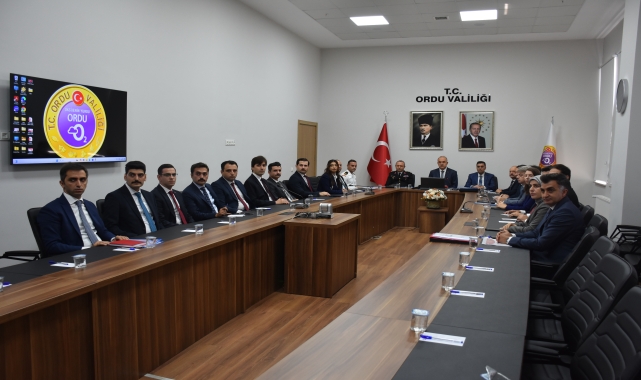 Ordu'da İl Güvenlik Asayiş ve Koordinasyon Toplantısı yapıldı