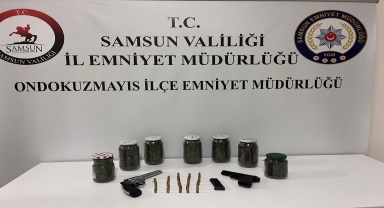 Samsun'da 1,5 kilogram uyuşturucunun ele geçirildiği operasyonda 1 kişi yakalandı