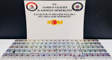 Samsun'da 100 elektronik sigara ele geçirildi