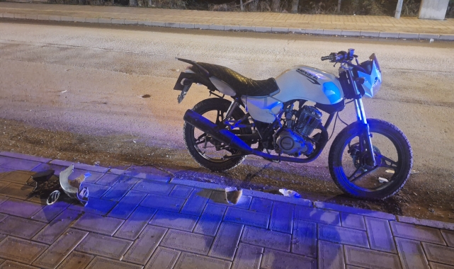 Samsun'da otomobille çarpışan motosikletin sürücüsü yaralandı