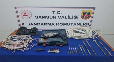 Samsun'da sit alanında kaçak kazı yapan 2 kişi suçüstü yakalandı