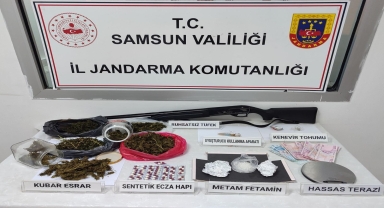 Samsun'da uyuşturucu operasyonunda 1 şüpheli gözaltına alındı