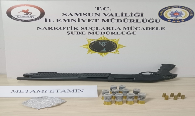 Samsun'da uyuşturucu operasyonunda 2 kişi gözaltına alındı
