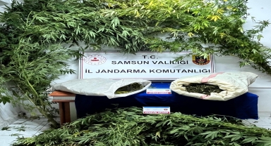 Samsun'da uyuşturucu operasyonunda 8 kilogram esrar ele geçirildi